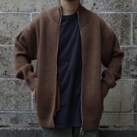 VINCENT ET MIREILLE (ヴァンソンエミレイユ) FULL ZIP SWEATER ブロンド