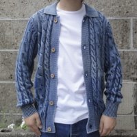 Original Blues (オリジナルブルース) CABLE JACKET ウォッシュブルー サンプル