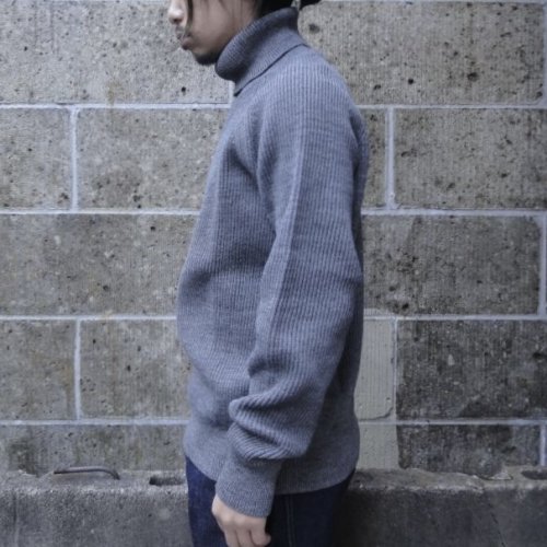 他の写真2: VINCENT ET MIREILLE (ヴァンソンエミレイユ) TURTLE NECK SWEATER 8GG AZE グレー