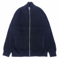 VINCENT ET MIREILLE (ヴァンソンエミレイユ) FULL ZIP SWEATER ブラック