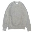 画像1: VINCENT ET MIREILLE (ヴァンソンエミレイユ) CREW NECK SWEATER 8GG AZE ナチュラル (1)