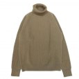 画像4: VINCENT ET MIREILLE (ヴァンソンエミレイユ) TURTLE NECK SWEATER 8GG AZE カーキ