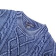 画像6: Original Blues (オリジナルブルース) ARAN CABLE ウォッシュブルー