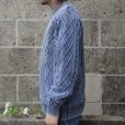 画像2: Original Blues (オリジナルブルース) ARAN CABLE ウォッシュブルー (2)