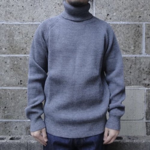 他の写真1: VINCENT ET MIREILLE (ヴァンソンエミレイユ) TURTLE NECK SWEATER 8GG AZE グレー