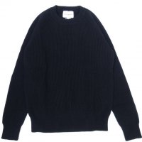 VINCENT ET MIREILLE (ヴァンソンエミレイユ) CREW NECK SWEATER 8GG AZE ブラック