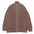 画像1: VINCENT ET MIREILLE (ヴァンソンエミレイユ) FULL ZIP SWEATER ブロンド (1)