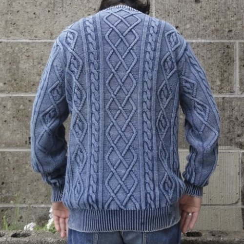 他の写真2: Original Blues (オリジナルブルース) ARAN CABLE ウォッシュブルー