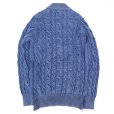 画像2: Original Blues (オリジナルブルース) CABLE JACKET ウォッシュブルー サンプル (2)