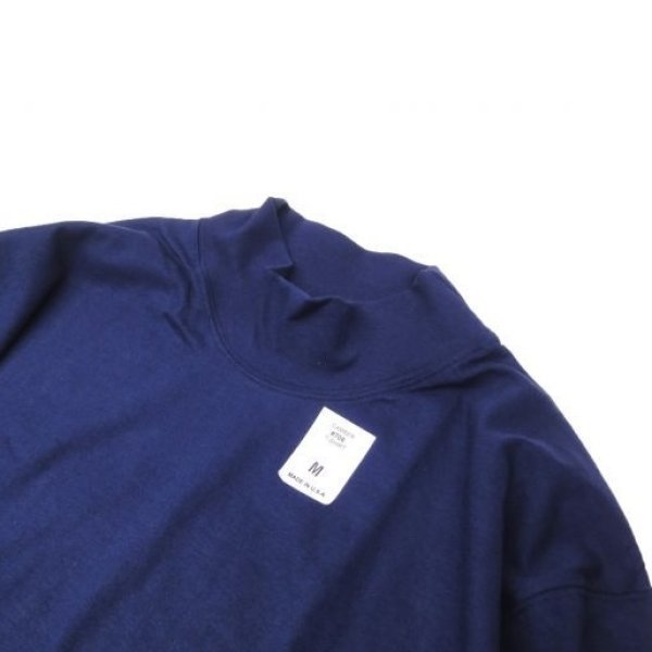 画像3: CAMBER (キャンバー) MOCK L/S FINEST 6oz ネイビー