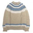 画像4: GUERNSEY WOOLLENS (ガンジーウーレンズ) ICEMAN CREW NECK ベージュ
