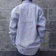 画像9: KEY (キー) Long Sleeve Button Front Logger Shirt ヒッコリーストライプ