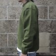 画像2: CAMBER (キャンバー) X-TREME WEIGHT JERSEY HENLEY NECK オリーブ (2)