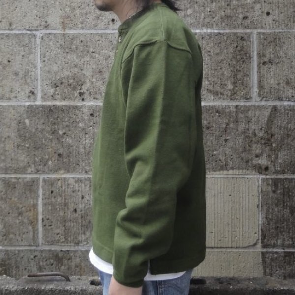 画像2: CAMBER (キャンバー) X-TREME WEIGHT JERSEY HENLEY NECK オリーブ