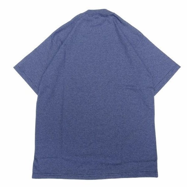 画像2: CalCru (カルクルー) 5.5oz Adult 1/16 microstripe T-shirt ネイビー