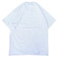 画像2: CalCru (カルクルー) 5.5oz Adult 1/16 microstripe T-shirt アッシュ/ホワイト (2)