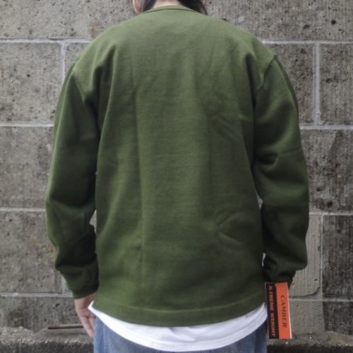 他の写真3: CAMBER (キャンバー) X-TREME WEIGHT JERSEY HENLEY NECK オリーブ