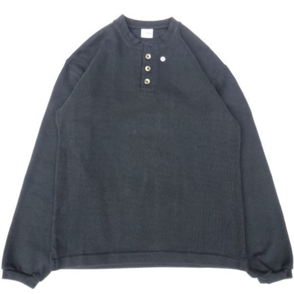 画像1: CAMBER (キャンバー) X-TREME WEIGHT JERSEY HENLEY NECK ブラック
