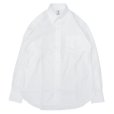 画像1: GAMBERT SHIRT (ギャンバートシャツ) B/D SHIRT OX SOLID ホワイト (1)