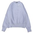 画像4: CAMBER (キャンバー) CROSS KNIT CREW NECK グレー