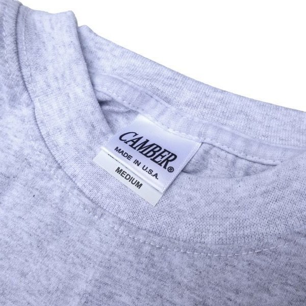 画像3: CAMBER (キャンバー) 8oz MAX-WEIGHT JERSEY LONG SLEEVE T-Shirt グレー