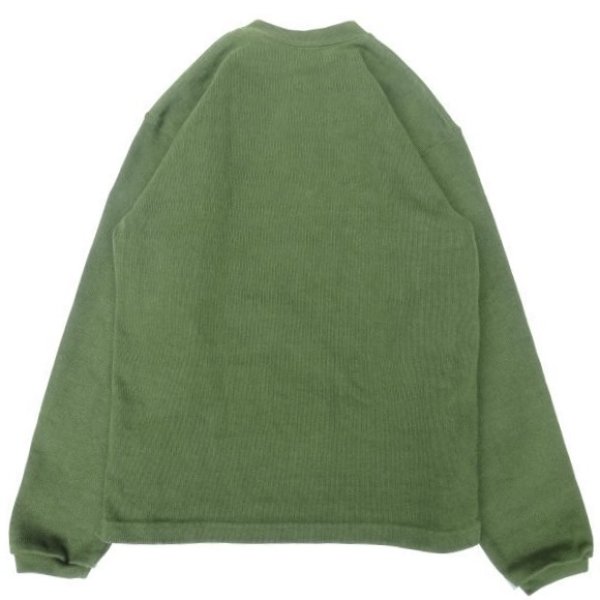 画像2: CAMBER (キャンバー) X-TREME WEIGHT JERSEY HENLEY NECK オリーブ