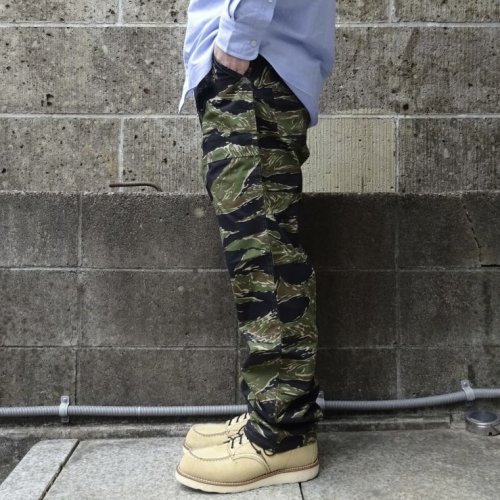 他の写真2: GUNG HO (ガンホー) TAPER FIT 4Pocket Fatigues GreenTigerStripe RipStop タイガーストライプ