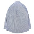 画像2: KEY (キー) Long Sleeve Button Front Logger Shirt ヒッコリーストライプ (2)