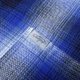 画像4: CalTop (キャルトップ) OMBRE CHECK L/S SHIRTS ロイヤル/ホワイト