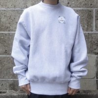 CAMBER (キャンバー) CROSS KNIT CREW NECK グレー