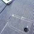 画像6: KEY (キー) Long Sleeve Button Front Logger Shirt ヒッコリーストライプ