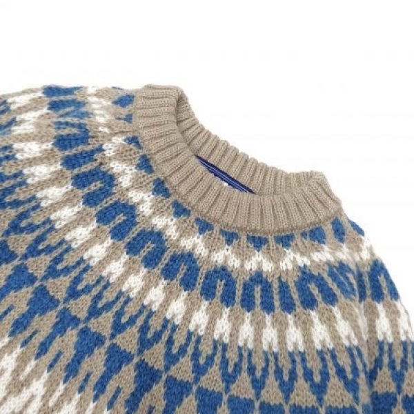 画像3: GUERNSEY WOOLLENS (ガンジーウーレンズ) ICEMAN CREW NECK ベージュ