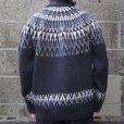 画像6: GUERNSEY WOOLLENS （ガンジーウーレンズ) ICELANDIC CREW NECK PULL OVER チャコール (6)
