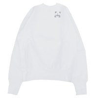 CAMBER (キャンバー) CROSS KNIT CREW NECK ホワイト