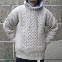 CARRAIG DONN (キャレイグドン) CABLE KNIT ブラウン