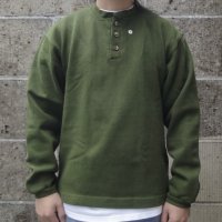 CAMBER (キャンバー) X-TREME WEIGHT JERSEY HENLEY NECK オリーブ
