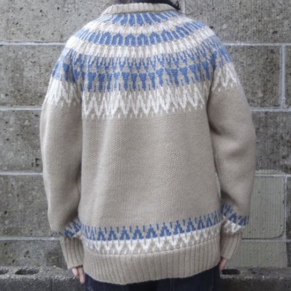 画像6: GUERNSEY WOOLLENS (ガンジーウーレンズ) ICEMAN CREW NECK ベージュ