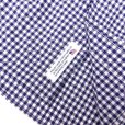 画像4: GAMBERT SHIRT (ギャンバートシャツ) B/D SHIRT BROADCLOTH GINGHAM CHECKS ネイビーギンガム