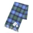 画像1: Joshua Ellis (ジョシュアエリス) Modern Tartans カシミヤマフラー グリーン系その他 (1)