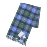 Joshua Ellis (ジョシュアエリス) Modern Tartans カシミヤマフラー グリーン系その他