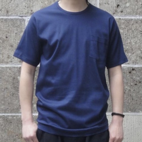 他の写真1: gicipi (ジチピ) CREW NECK POCKET T-Shirt ネイビー