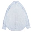 画像4: SERO (セロ ) B.D. REGULAR SHIRT OXFORD STRIPE ネイビーストライプ
