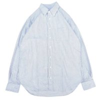 SERO (セロ ) B.D. REGULAR SHIRT OXFORD STRIPE ネイビーストライプ