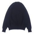 画像2: Jamieson’s (ジャミーソンズ) Plain Saddle Shoulder crew neck ブラック (2)