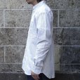画像2: SERO (セロ ) B.D. REGULAR SHIRT OXFORD STRIPE ネイビーストライプ (2)