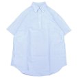 画像1: SERO (セロ ) B.D. SHORT SLEEVE PO SHIRT OXFORD ブルー (1)