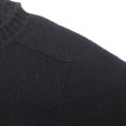 画像4: Jamieson’s (ジャミーソンズ) Plain Saddle Shoulder crew neck ブラック