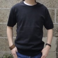 gicipi (ジチピ) COTTON KNIT TEE ブラック