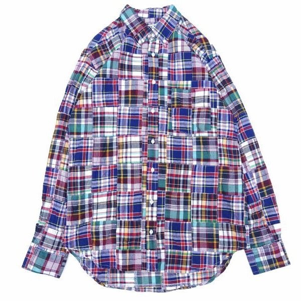画像1: SERO (セロ) B.D. REGULAR SHIRT PATCHWORK クレイジー