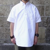 SERO (セロ ) B.D. SHORT SLEEVE PO SHIRT OXFORD ホワイト